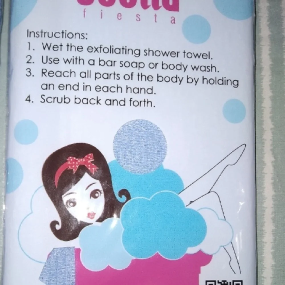Exfoliating Shower Towel
